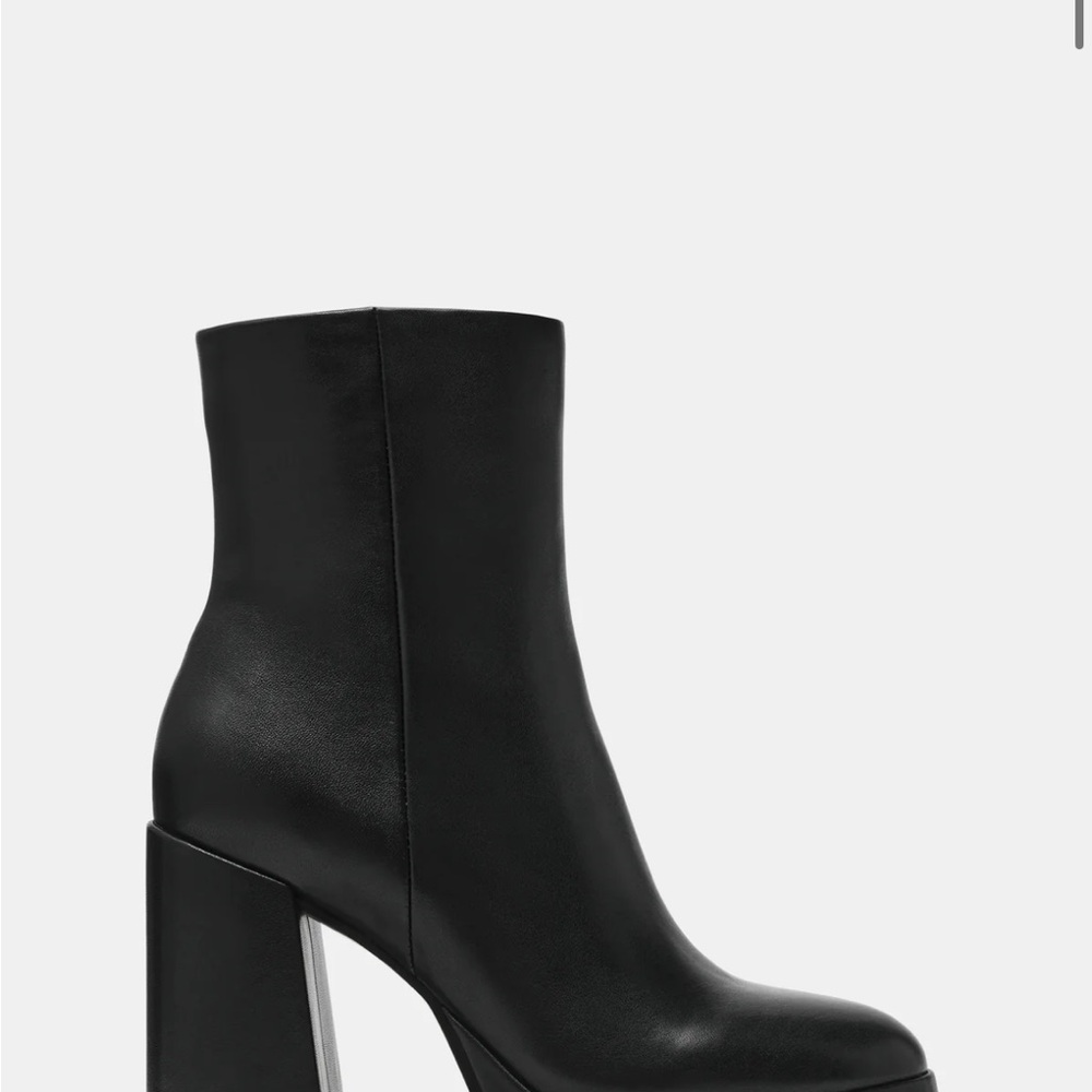 Steve Madden Black Ankle Booties